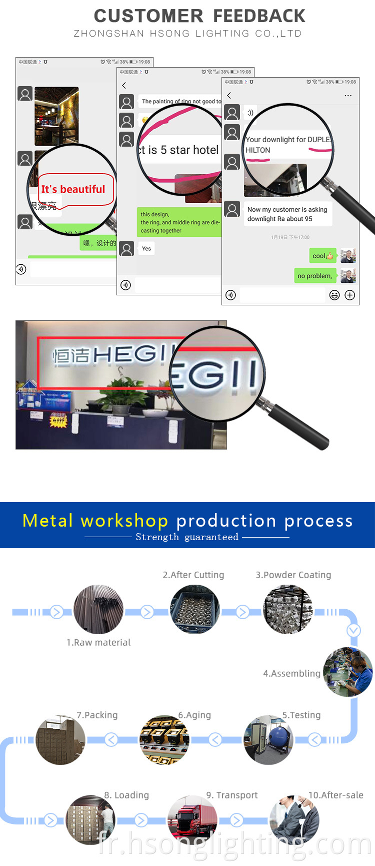 metal workshop production process 